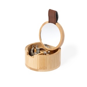 MAK Fontana - Jewellery Box Bamboo Mirror Included