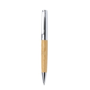 MAK Jarviner - Set Metal/ Bamboo Card Holder 1 Compartment. Pen - Img 3