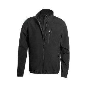 MAK Scola - Jacket Double Layer. Outside: Soft Shell, 92% Polyester RPET/ 8% Elastane. Inside: 100% Polyester Microfleece RPET. 300 g/ m2 Wind and Water Resistant