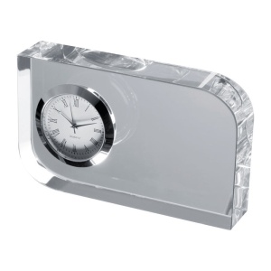 MC Glass block with small clock