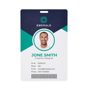 MO BADLARGE - Lanyard badge 120 x 80mm
