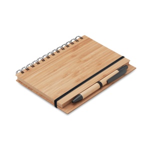 MO BAMBLOC Bamboo notebook with pen lined - Img 2