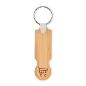 MO COMPRAS - Bamboo euro token key ring - Img 3
