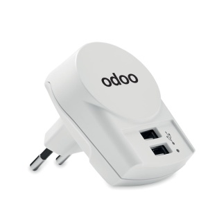 MO EURO USB CHARGER 2XA - Skross Euro USB Charger (2xA) 12W