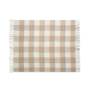 MO QUET - Chequered mohair blanket - Img 5