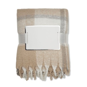 MO QUET - Chequered mohair blanket - Img 7