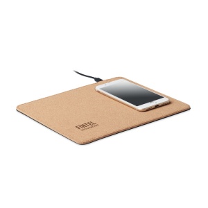 MO WIRELESS MATTY - Cork mouse mat charger 15W