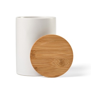 Munch 1000 Canister Ceramic 980ml. Bamboo lid - Img 1