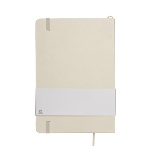 Notebook with cover made from fruit scraps and elastic closing band - Img 9