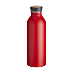ON™ Aluminum water bottle with bamboo insert, 500 ml
