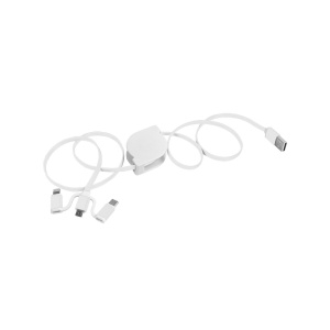 ON™ Retractable charging cable USB, Type-C, lightning and micro USB