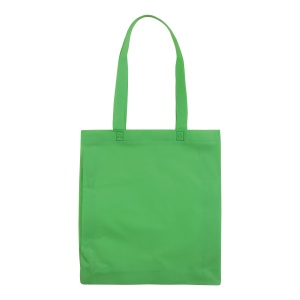 ON™ Heat-sealed 80 g/m2 non-woven fabric shopping bag with gusset and long handles