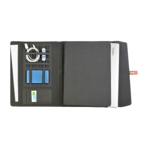 ON™ Congress folder and tech organizer in melange fabric