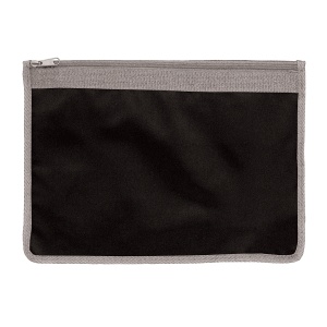 ON™ 420D polyester brief folder, zip closure
