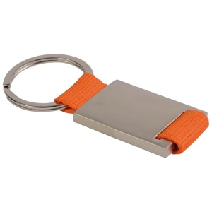 ON™ Metal and nylon key ring in a black box