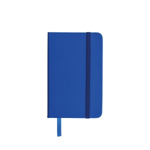 ON™ PVC notebook with coloured elastic, ruled sheets (80 pages), satin bookmark