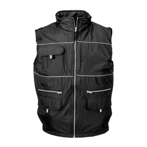 ON™ Padded, water-resistant polyester vest with reflective piping and pongee mesh inner lining - Img 1