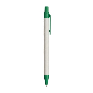 ON™ Recycled paper snap pen with coloured PLA details