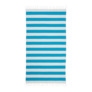 ON™ Recycled cotton fringed beach towel, size 90x170 cm