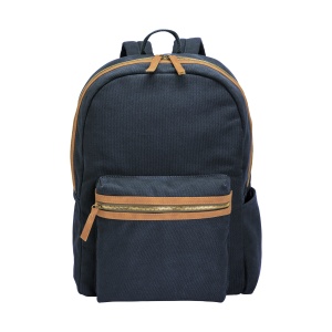 ON™ Recycled canvas backpack with padded notebook compartment