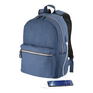ON™ Laptop backpack in stone washed Canvas