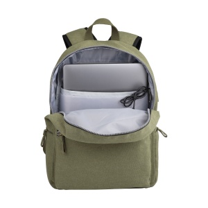 ON™ Laptop backpack in stone washed Canvas