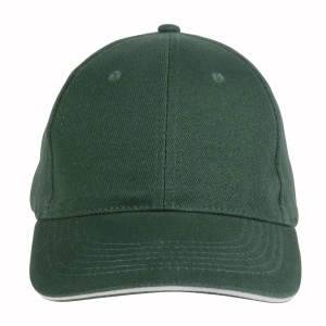 ON™ Thick cotton 6-panel cap with sandwich visor and adjustable velcro strap