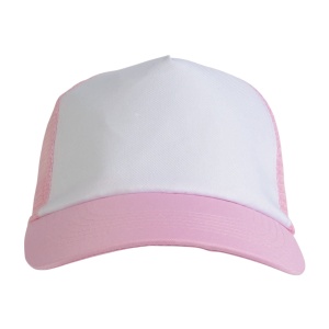 ON™ Polyester 5-panel cap with mesh crown and adjustable velcro strap