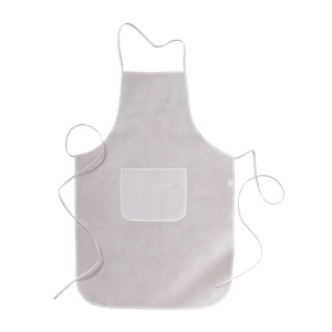 ON™ Non-woven fabric (80 g/m2) long cooking apron with front pocket, 60 x 90 cm