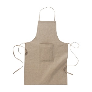 ON™ Long apron 100 % recycled cotton, with front pocket