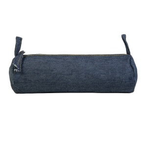 ON™ DENIM 220 g/m2 (85% cotton - 15% polyester) beauty case 220 g/m2 with zipper, 8 x 22 cm