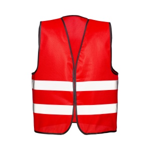 ON™ Promotional polyester vest with reflective tape and Velcro closure