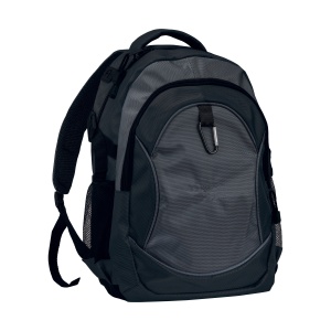 ON 1680D polyester 4-pocket backpack (two mesh side pockets) with snap hook - Img 2