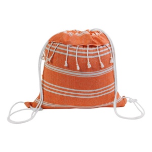 ON 180 g/m2 cotton fouta backpack with drawstring closure - Img 8