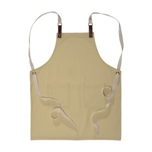 ON 280 g/m2 cotton kitchen apron with 2 front pockets, adjustable PU straps. - Img 3