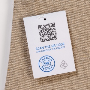 ON 280 g/m2 recycled cotton carbon neutral apron - Img 3