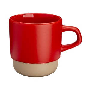 ON 320 ml ceramic mug. Stackable. With matte exterior and glossy interior - Img 12