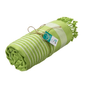 ON 350 g/m2 recycled cotton beach towel/pareo