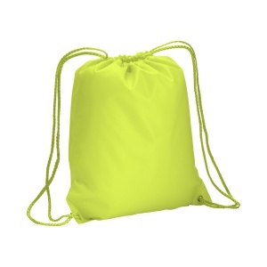 ON Fluorescent 210T polyester backpack with drawstring closure and reinforced corners - Img 4