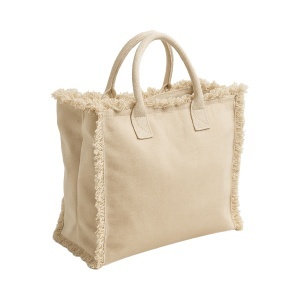 ON Geantă din bumbac, confecționată din material textil de 450 g/m2. Prevăzută cu închidere cu fermoar și buzunar interior.