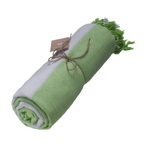 ON GRS-certified 180 g/m2 recycled cotton beach towel/Fouta