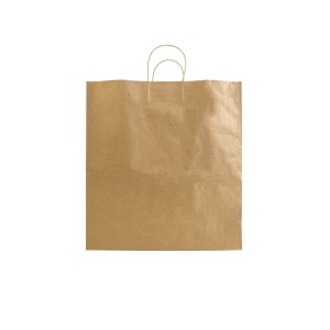 ON Hârtie 100% reciclată 100 gr/m2, sacoșă de cumpărături cu guesset - Img 2