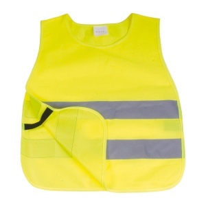 ON High-visibility fluorescent polyester vest with reflective strips for kids - Img 2
