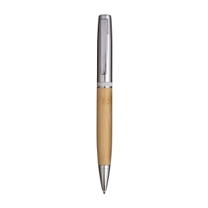 ON Metal twist pen with bamboo barrel