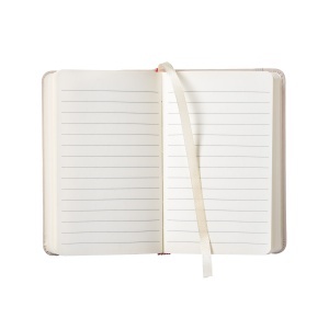 ON Notebook with PU cover Notebook with PU cover in pastel colors and elastic closure - Img 5