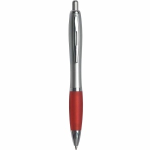 ON Pix cu capsă din plastic, corp argintiu, mâner cauciucat colorat și clemă metalică, reumplere jumbo - Img 6