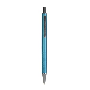 ON Plastic snap pen with metal clip