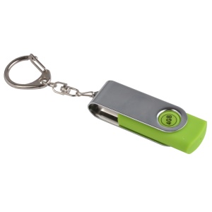 ON Rotatable, 4 GB, rubberised ABS/metal pen drive. Upload on request with delivery in 2 week