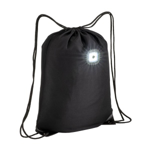 ON Rucsac din poliester 300D cu lumină LED COB, colțuri întărite.