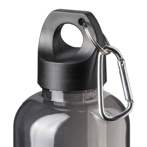 ON Sticlă transparentă din PET reciclat 580 ml. Capac de plastic cu carabină. - Img 14
